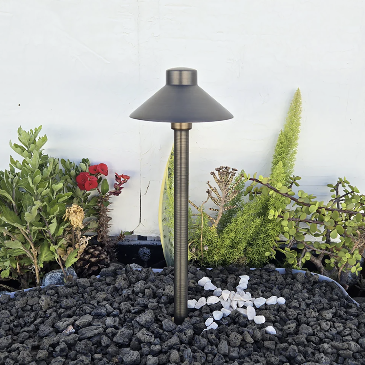 Path Light Brass Bronze Finish 1014