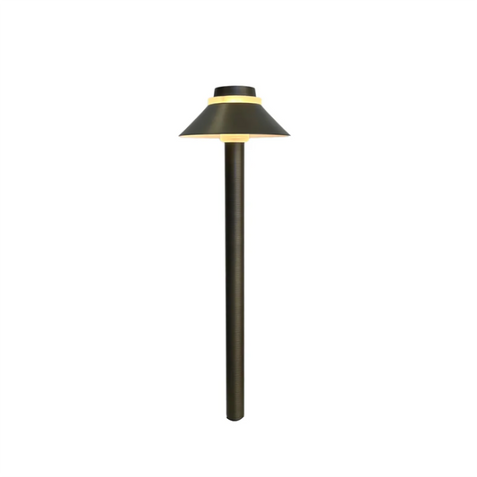 Mini Path Light Solid Cast Brass 18