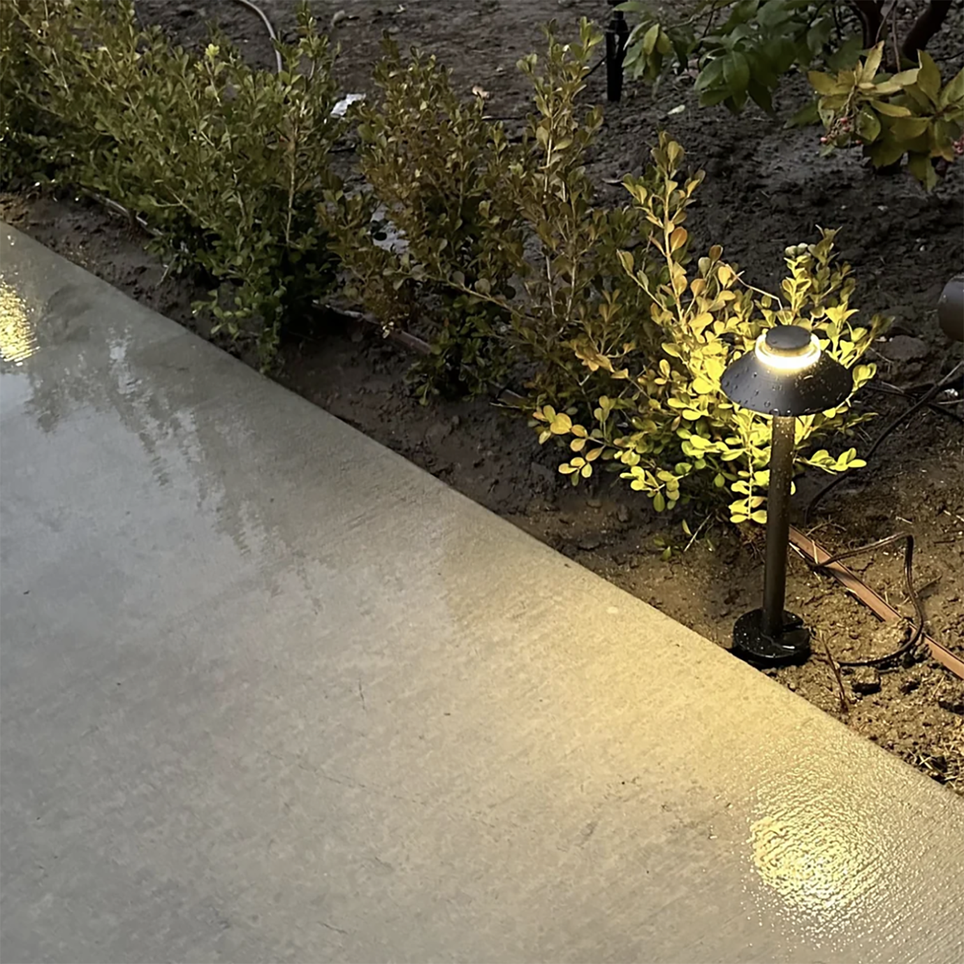 Mini Path Light Solid Brass 18B