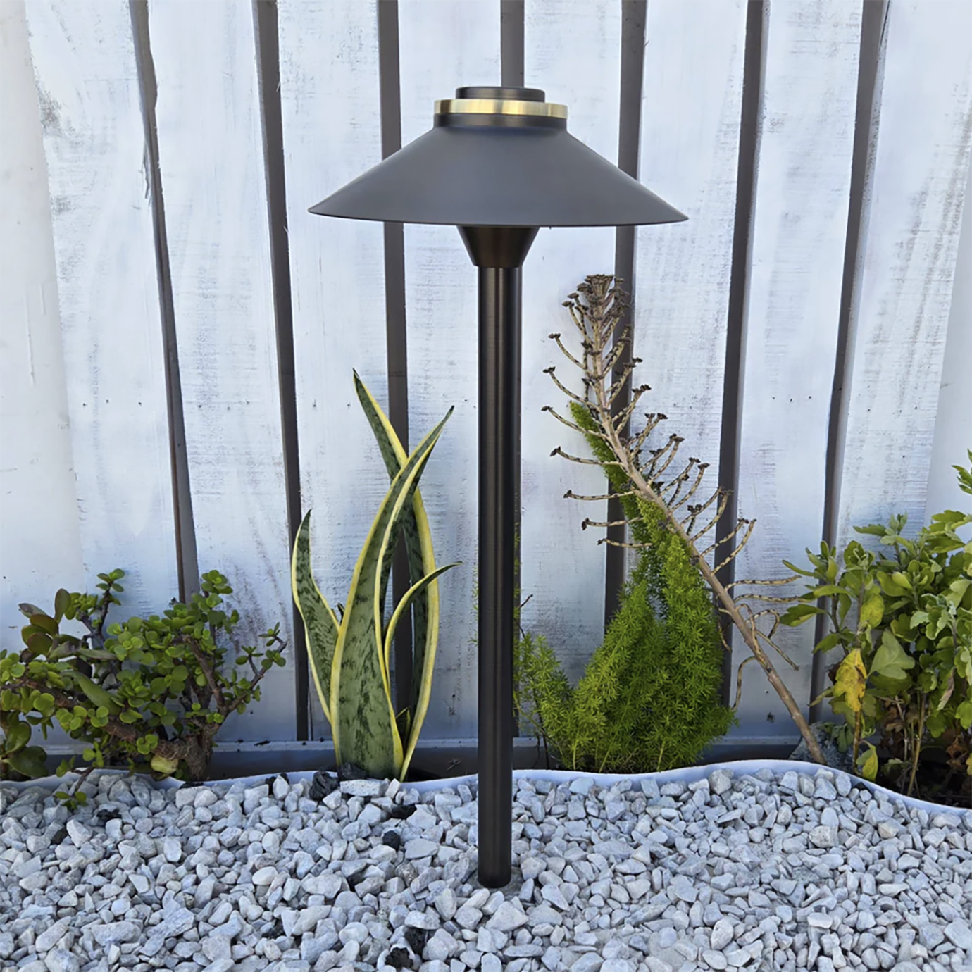 Path Light Solid Cast Brass 19