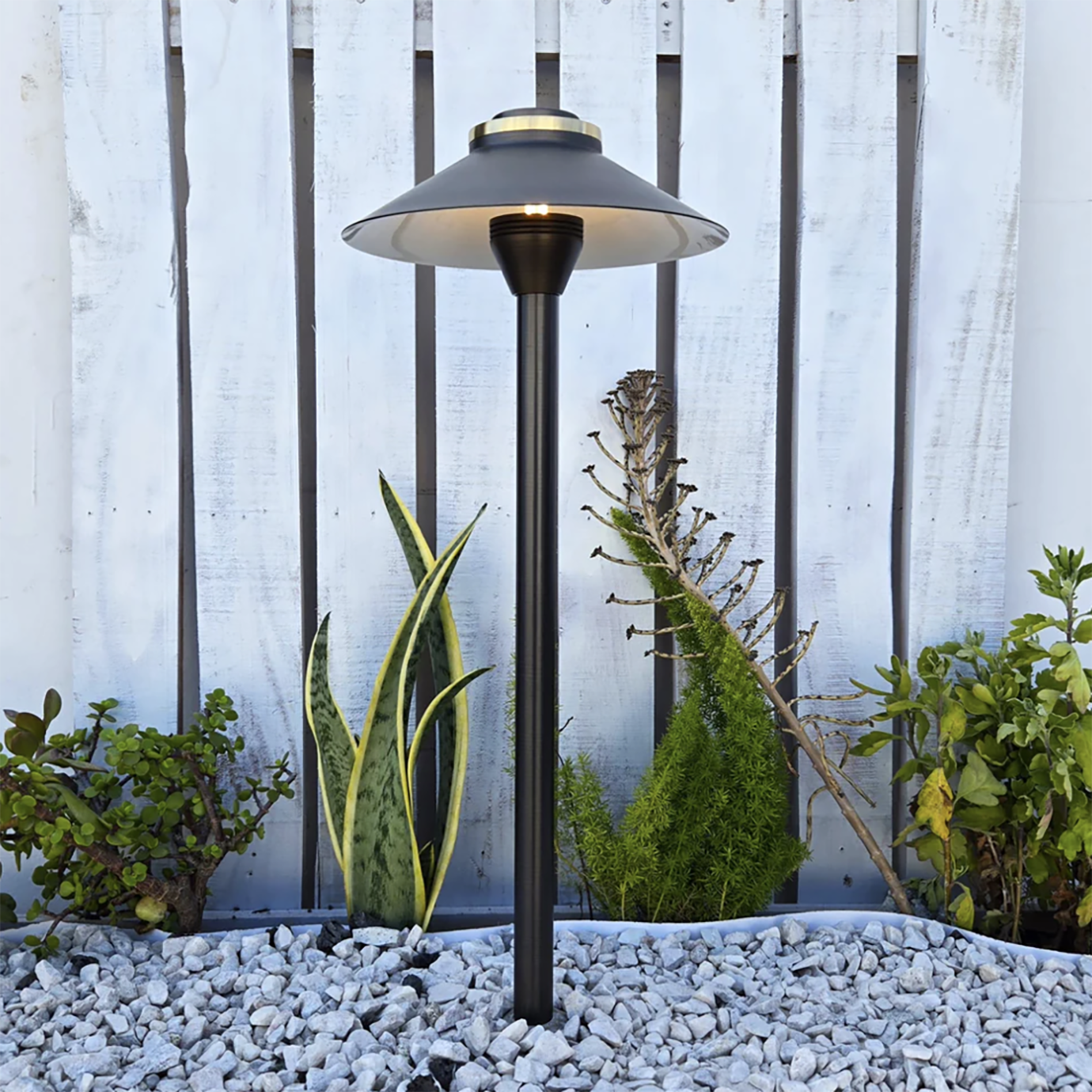 Path Light Solid Cast Brass 19