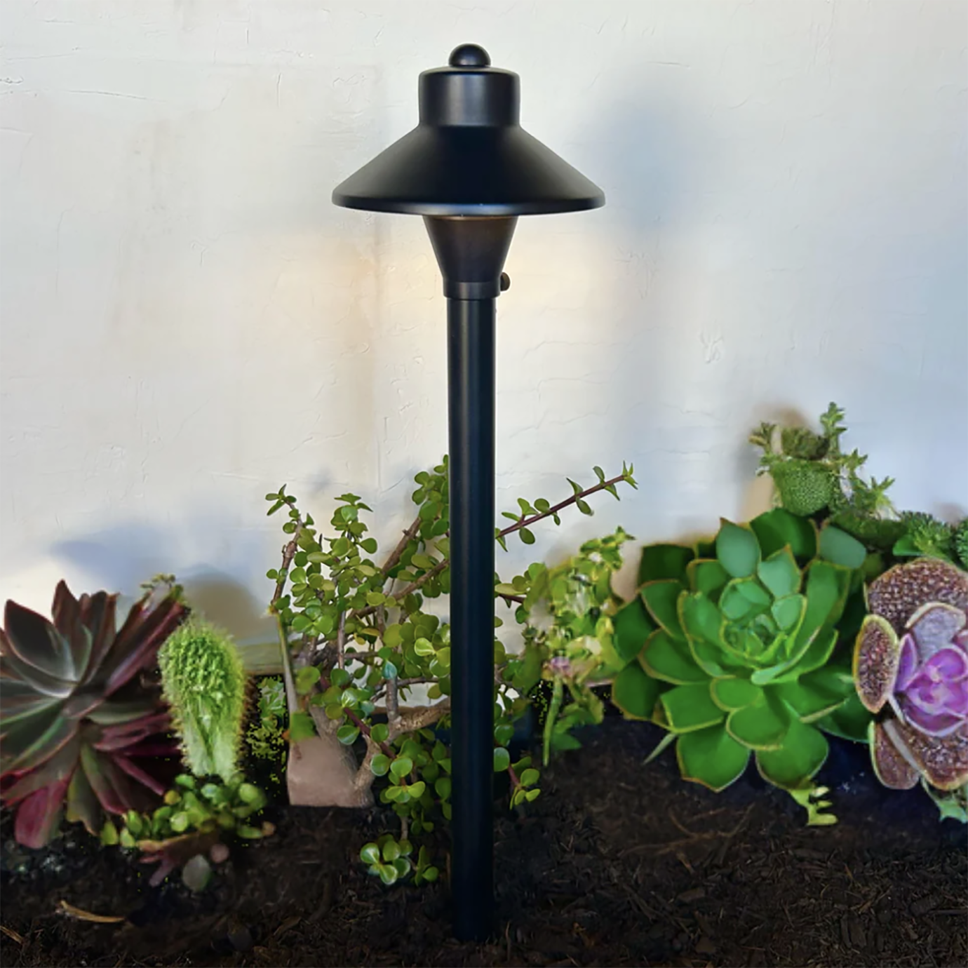 Black Path Light Solid Brass 30N