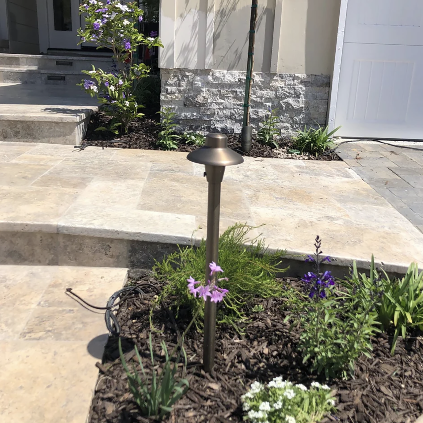 Path Light Solid Cast Brass 50