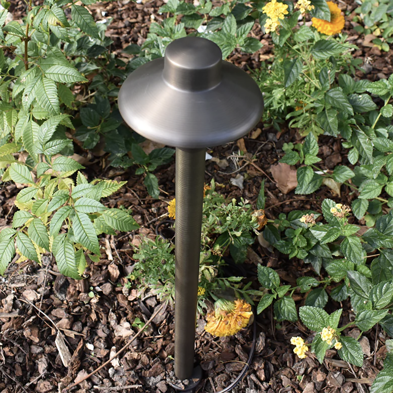 Path Light Solid Cast Brass 50