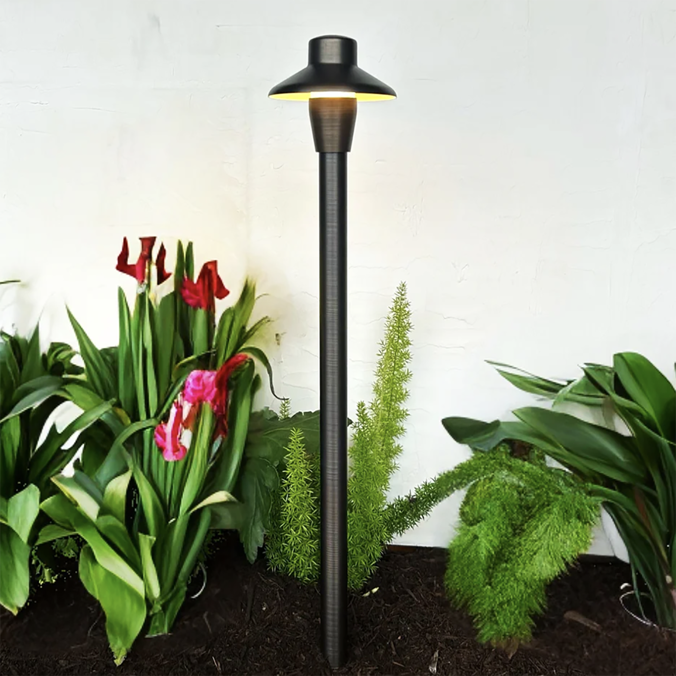 Path Light Solid Cast Brass 50