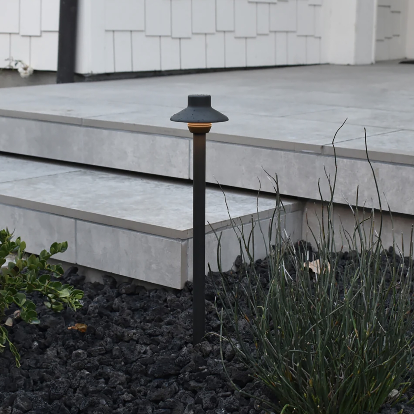 Path Light Solid Brass Antique Bronze and Dark Bronze Finish 55