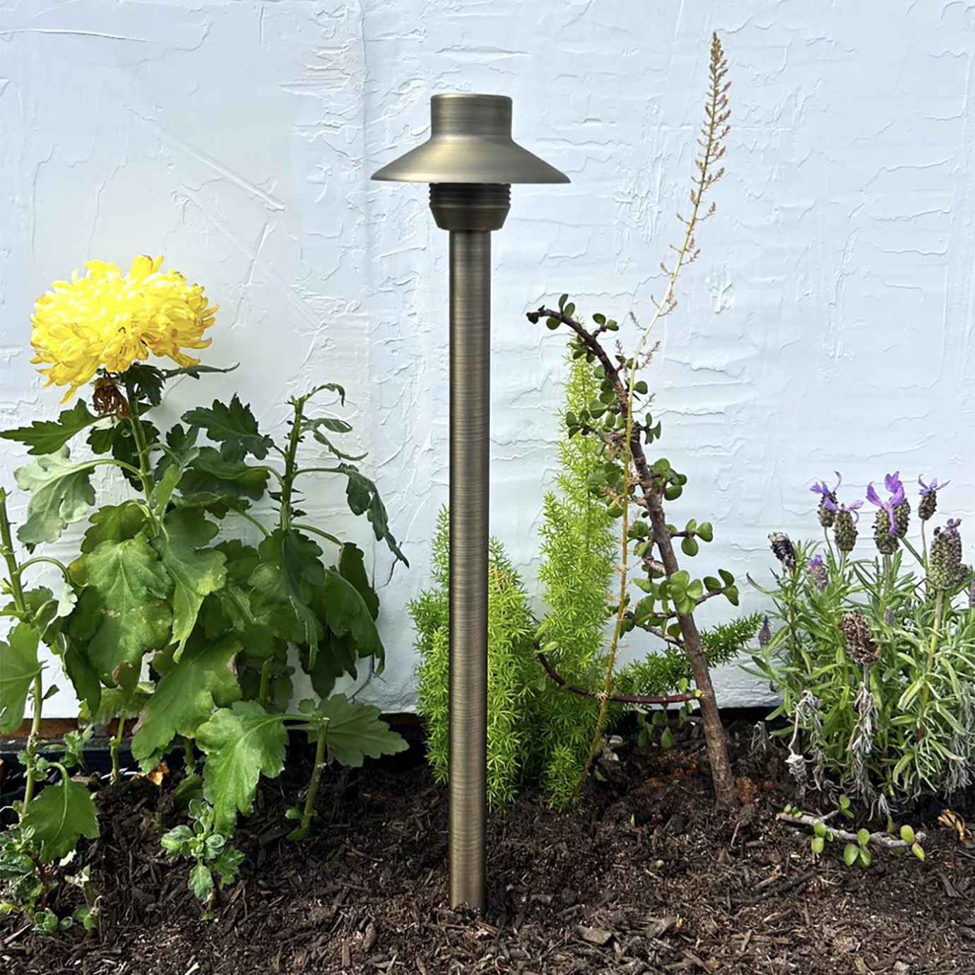 Path Light Solid Brass Antique Bronze and Dark Bronze Finish 55