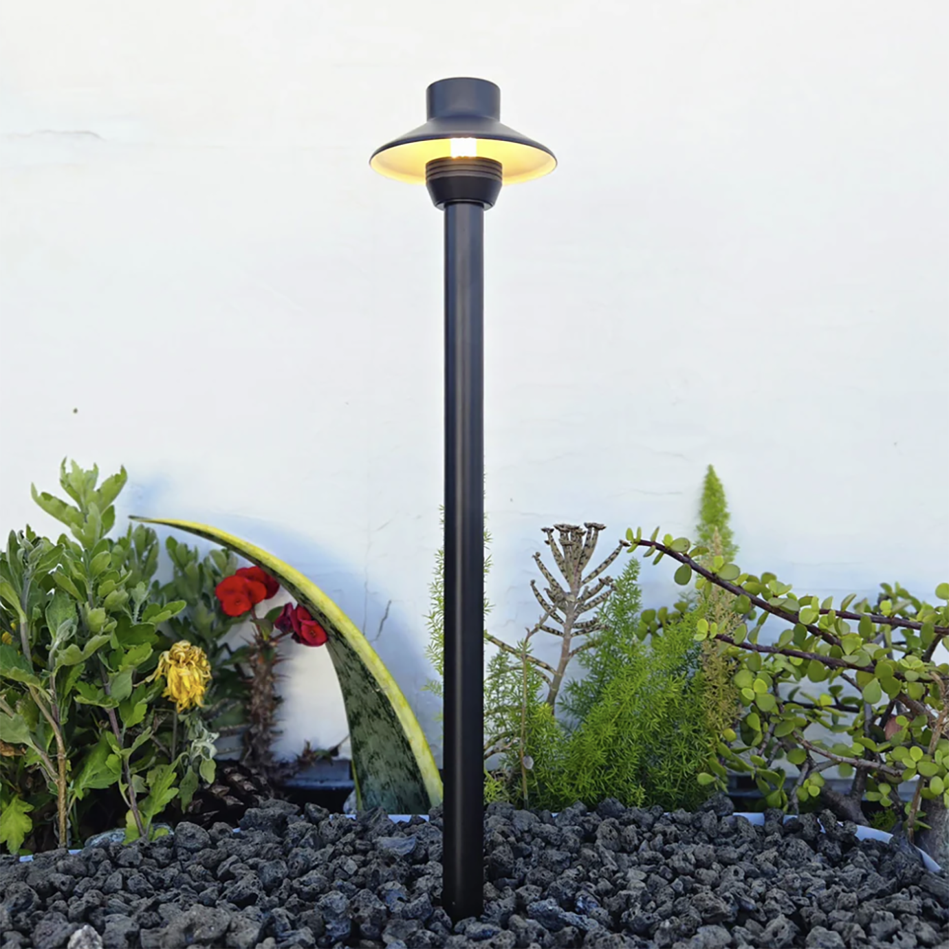 Path Light Solid Brass Antique Bronze and Dark Bronze Finish 55