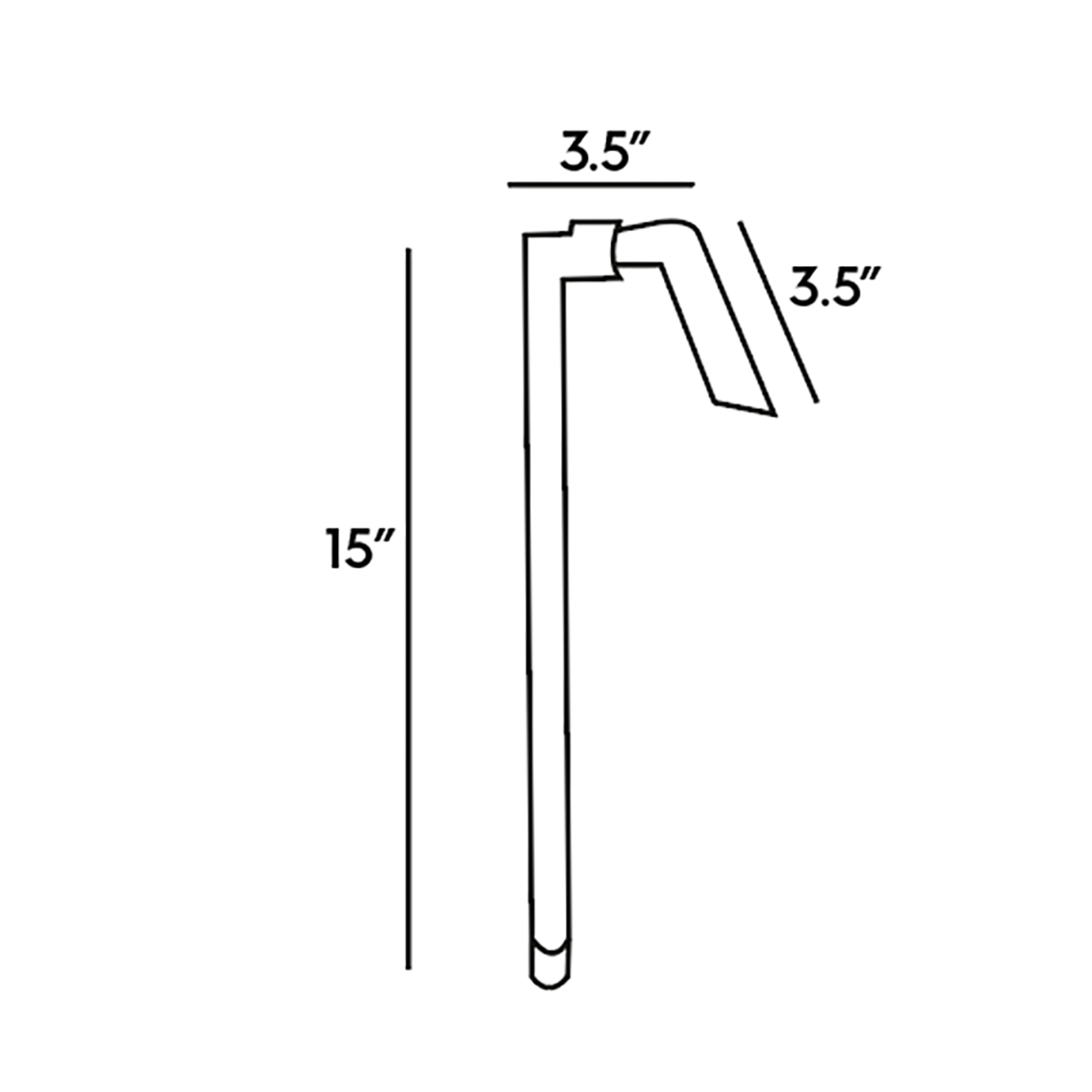 Directional Path Light Solid Brass 79