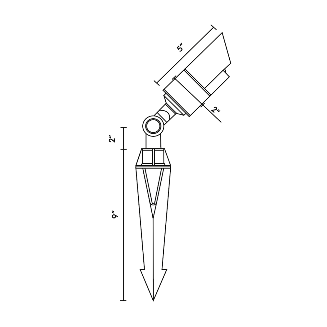 Copper Directional Spot Light 36