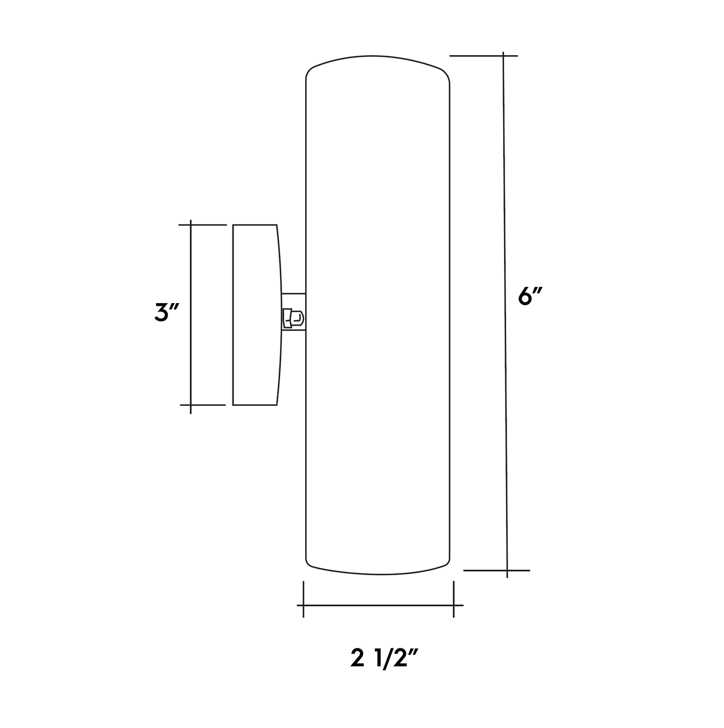 Up and Down Light Solid Brass Natural Bronze 71