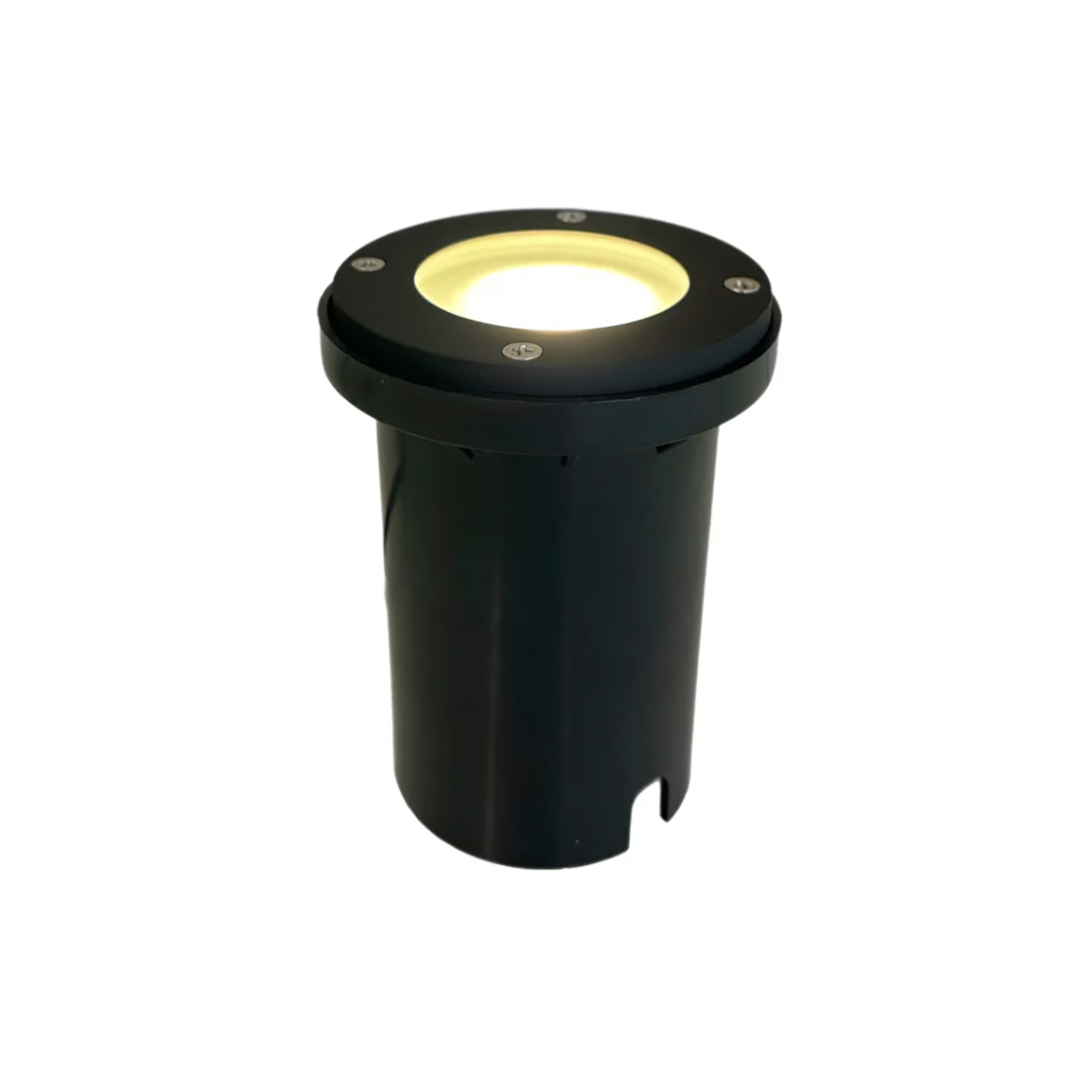 Black In-Ground Well Light Solid Brass 20