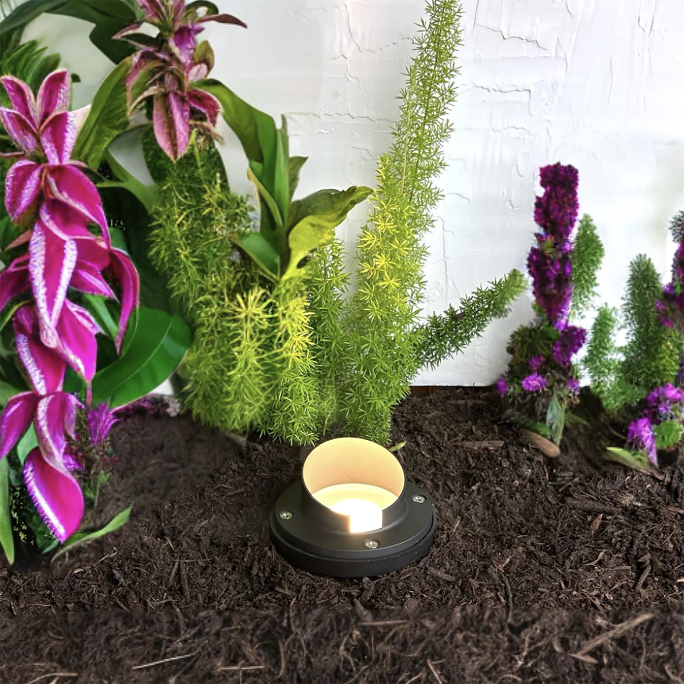 Black In-ground Well Light Cast Brass 30N