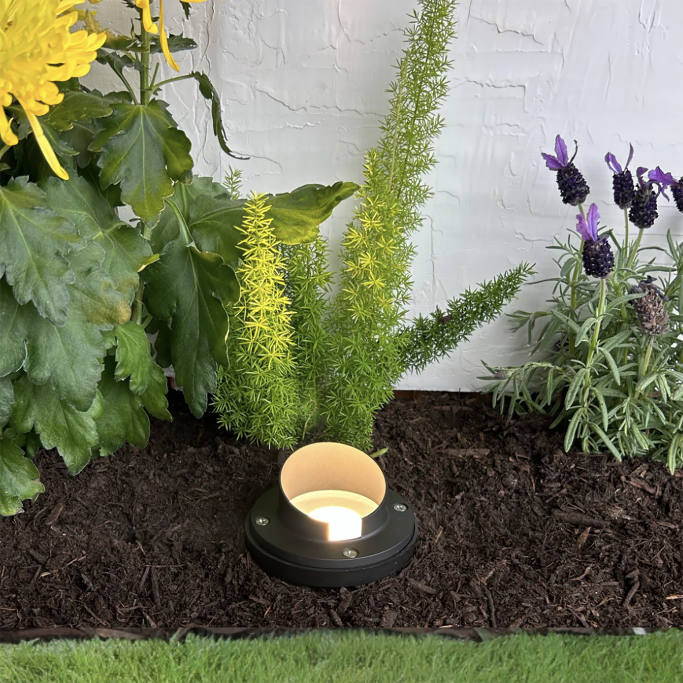 Black In-ground Well Light Cast Brass 30N