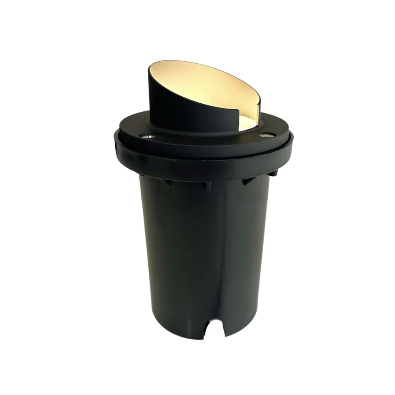 Black In-ground Well Light Cast Brass 30N