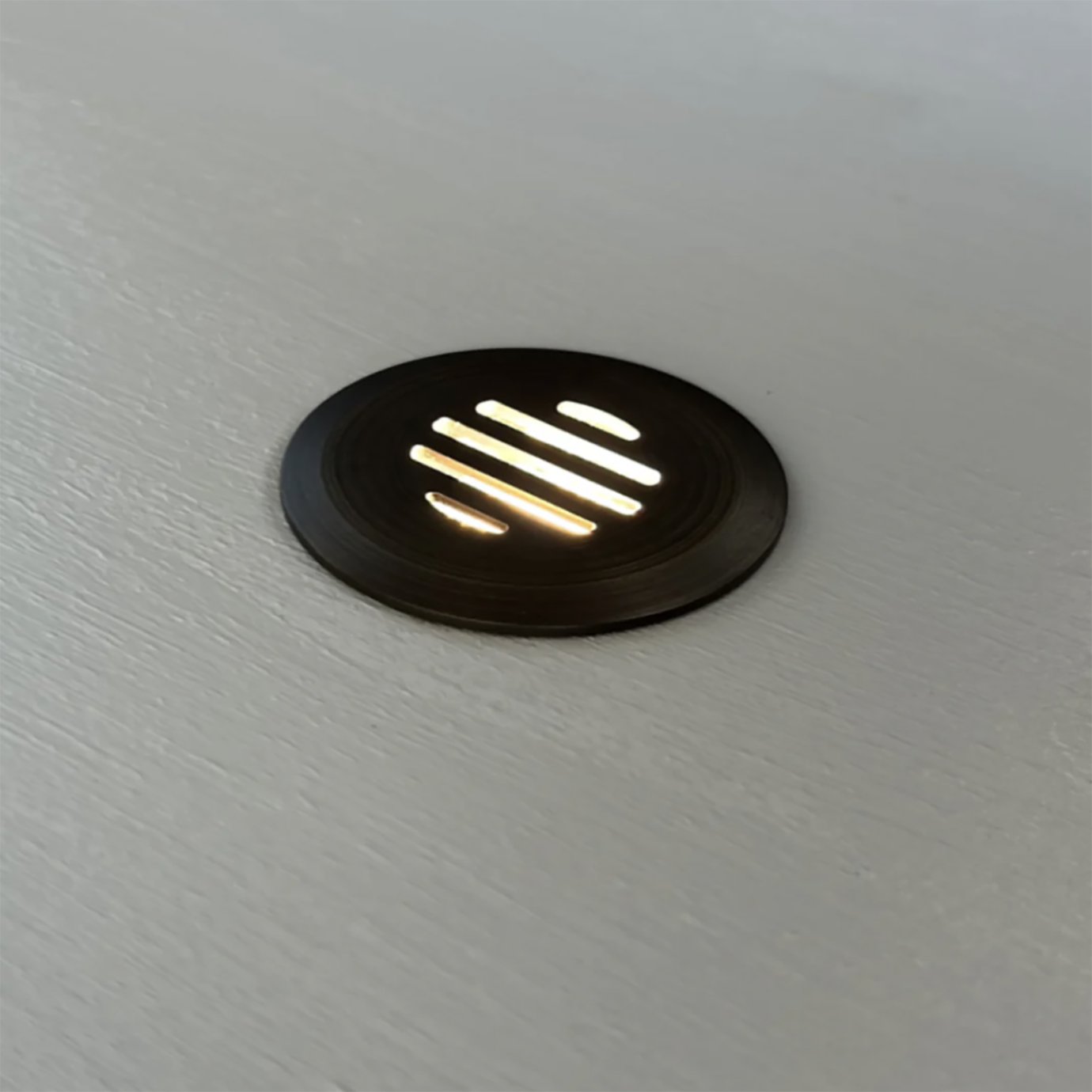 Mini In-ground / Deck / Recessed Light Solid Cast Brass 37
