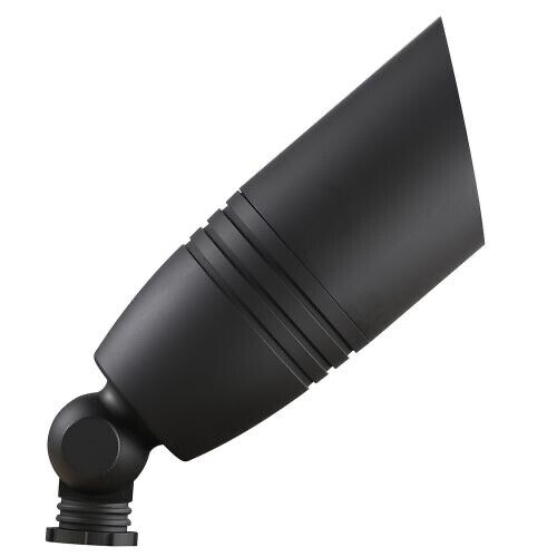 Outdoor Directional Spot Light Solid Brass Black Matte Finish
