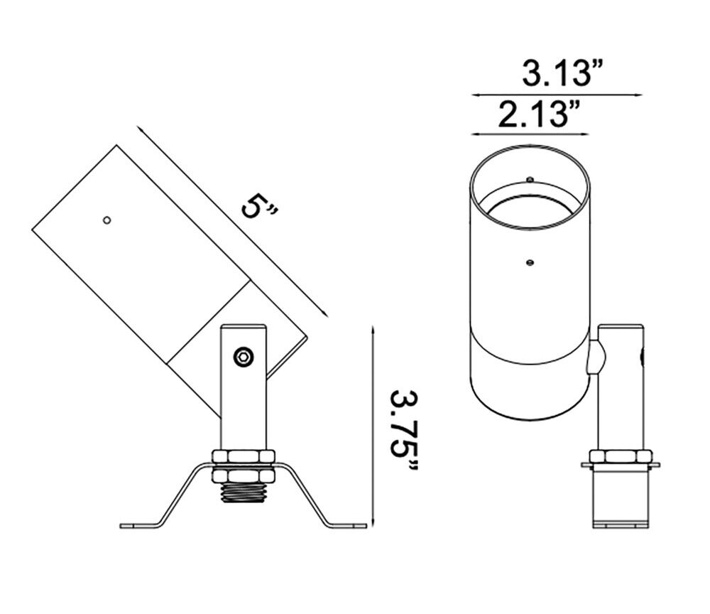 Downlight Y Mount Bracket Brass Light Bronze Finish TL01B
