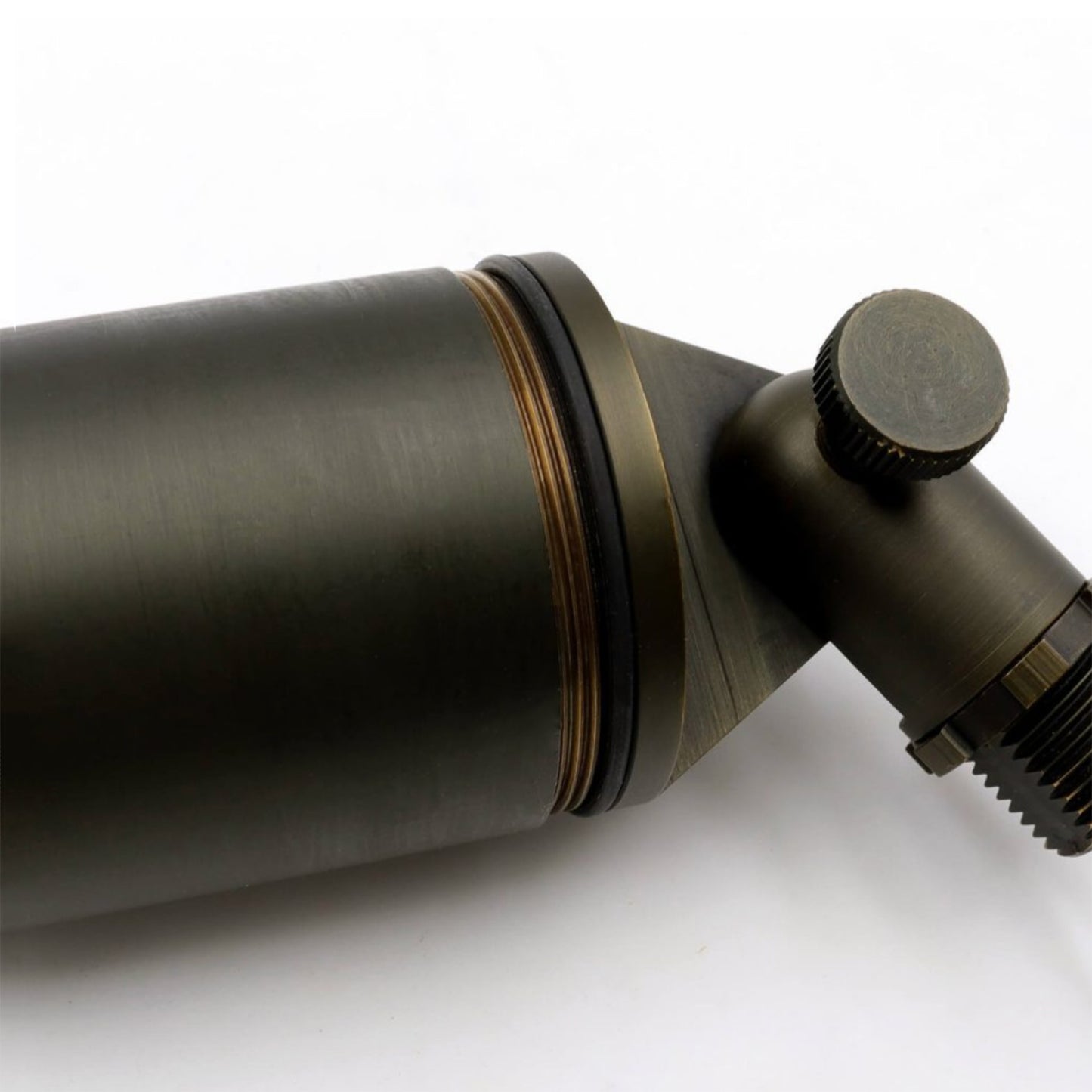 Outdoor Spotlight Solid Brass with Adjustable Shroud