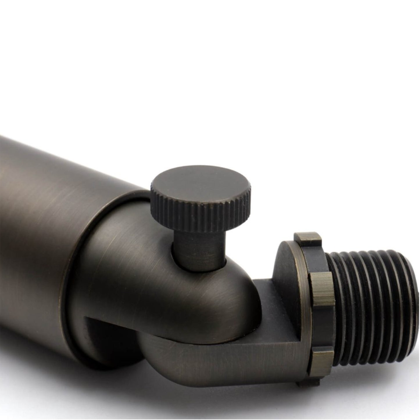 Outdoor Mini Spot Light Die Cast Brass Matte Bronze Finish MR8 Socket