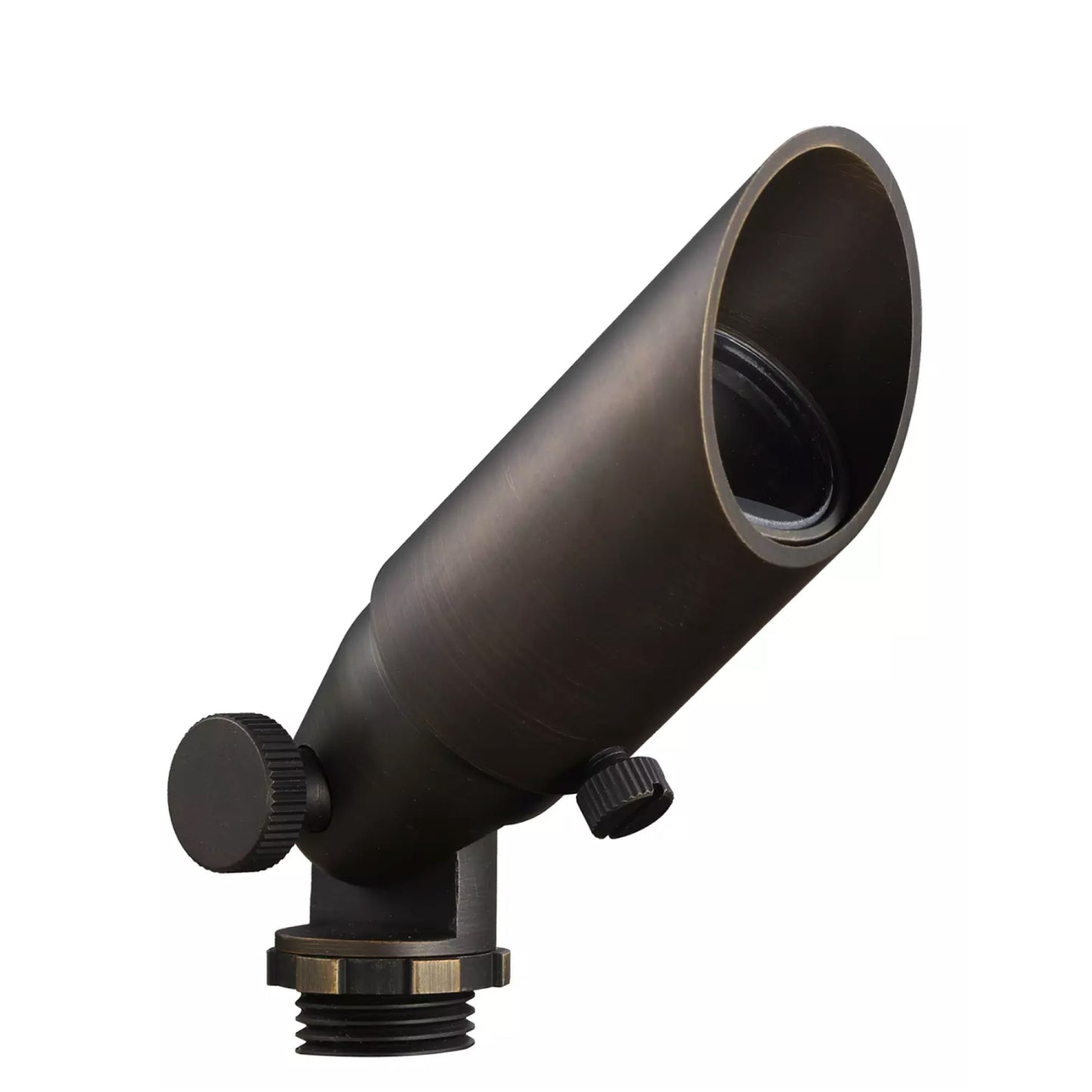 Outdoor Mini Spot Light Die Cast Brass Matte Bronze Finish MR8 Socket