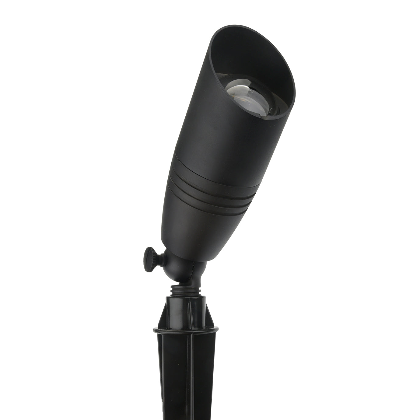 Outdoor Directional Spot Light Solid Brass Black Matte Finish