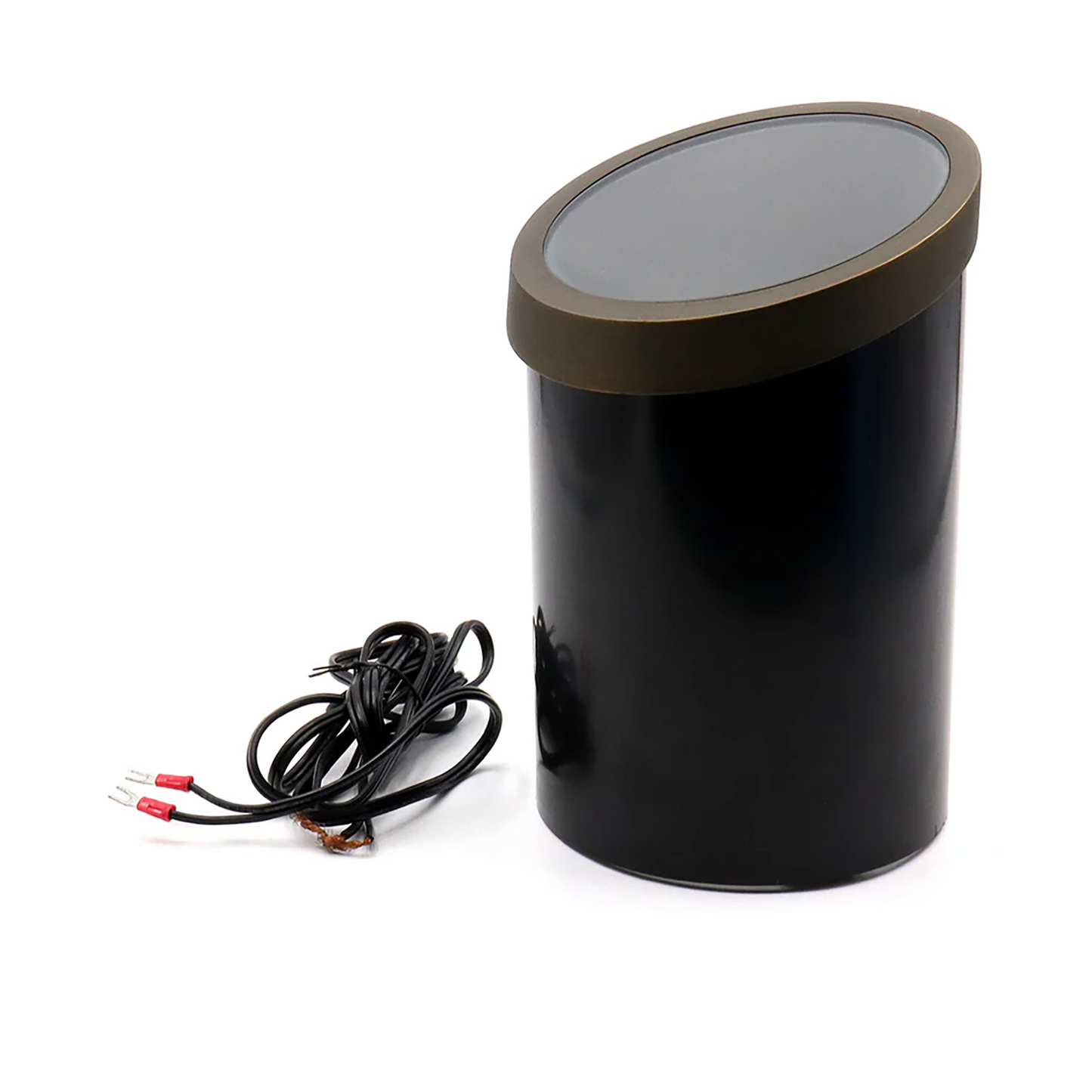 In-Ground Well Light PVC & Solid Brass Bevel Top 06B
