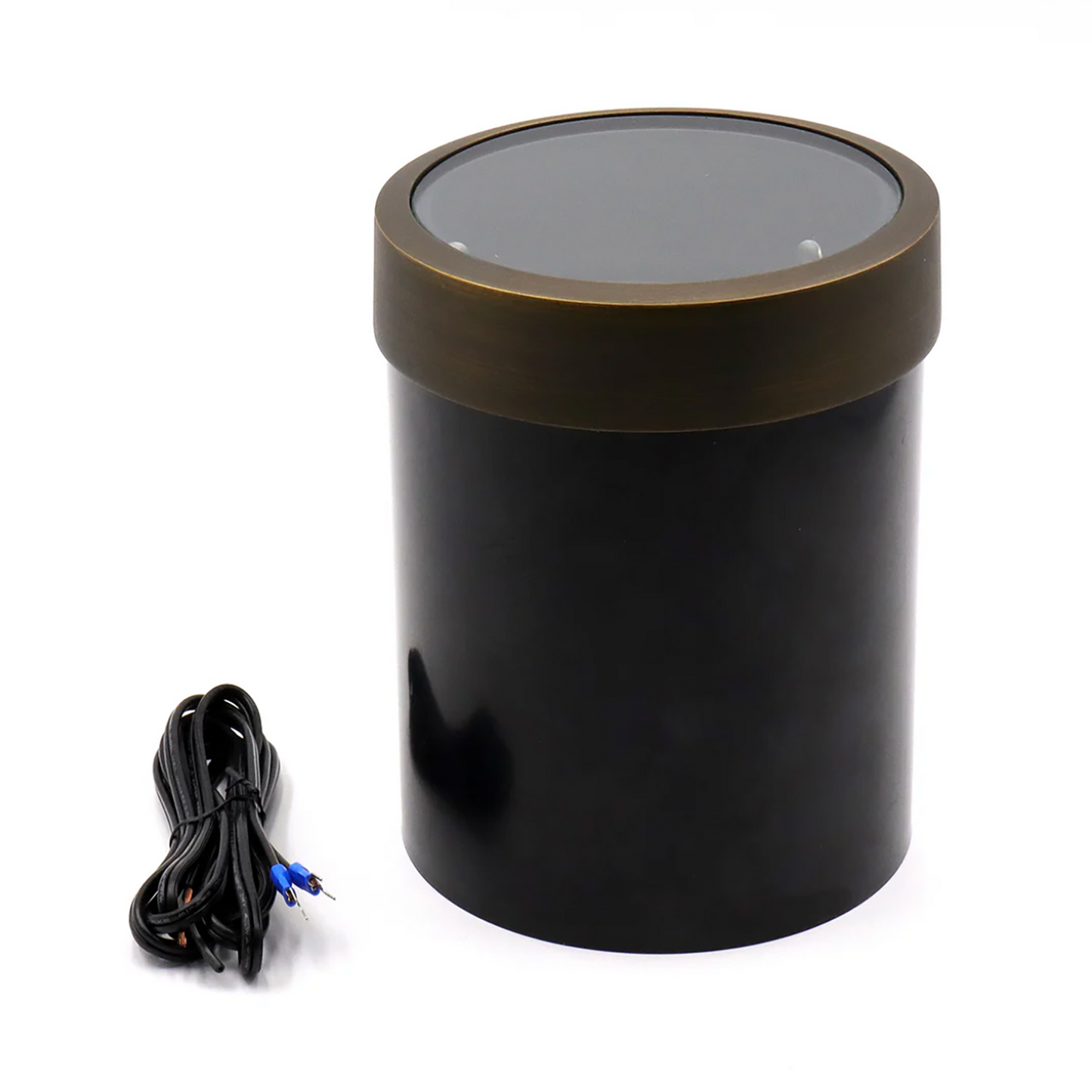 In-Ground Well Light PVC & Solid Brass Flat Top 07B