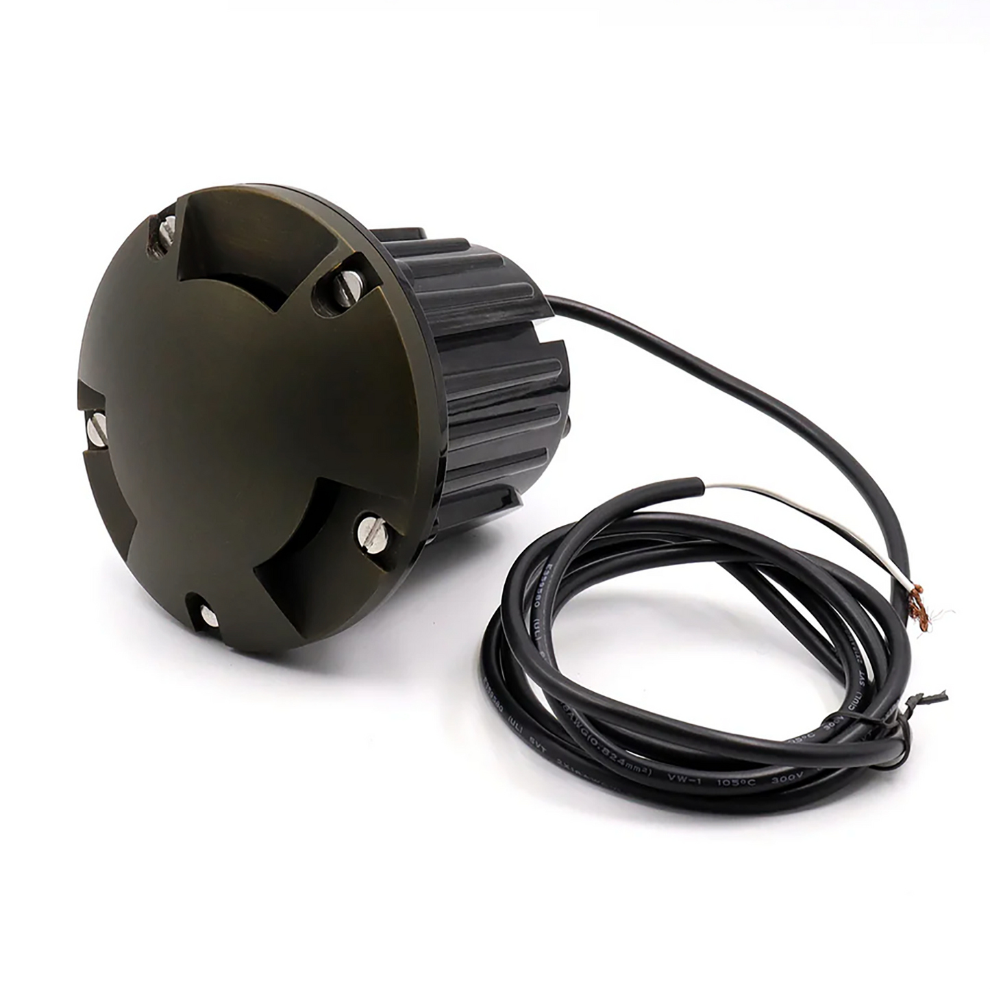 In-Ground Well Light PVC and Solid Brass Round Shape 22B