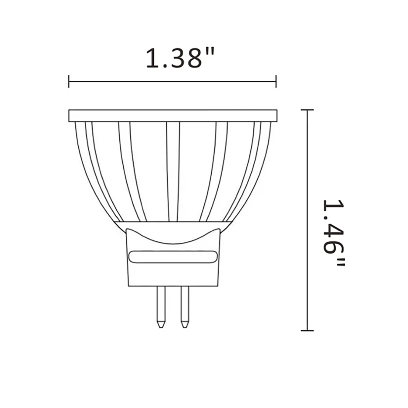 MR11 Led Bulb 2.5W Dimmable Warm Light LL11