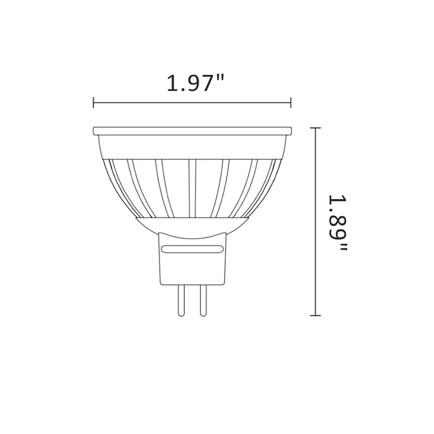 MR16 Led Bulb 7W Dimmable Warm Light LL167