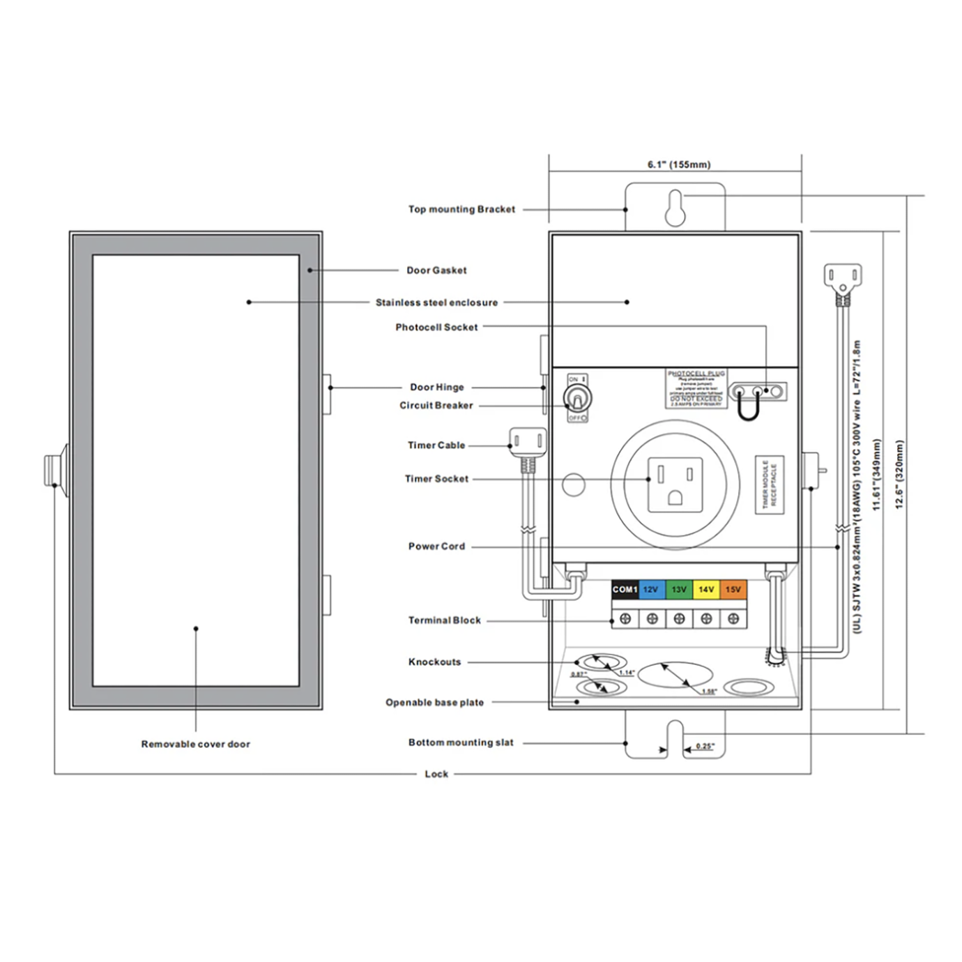 Low Voltage Transformer Single Com TF300