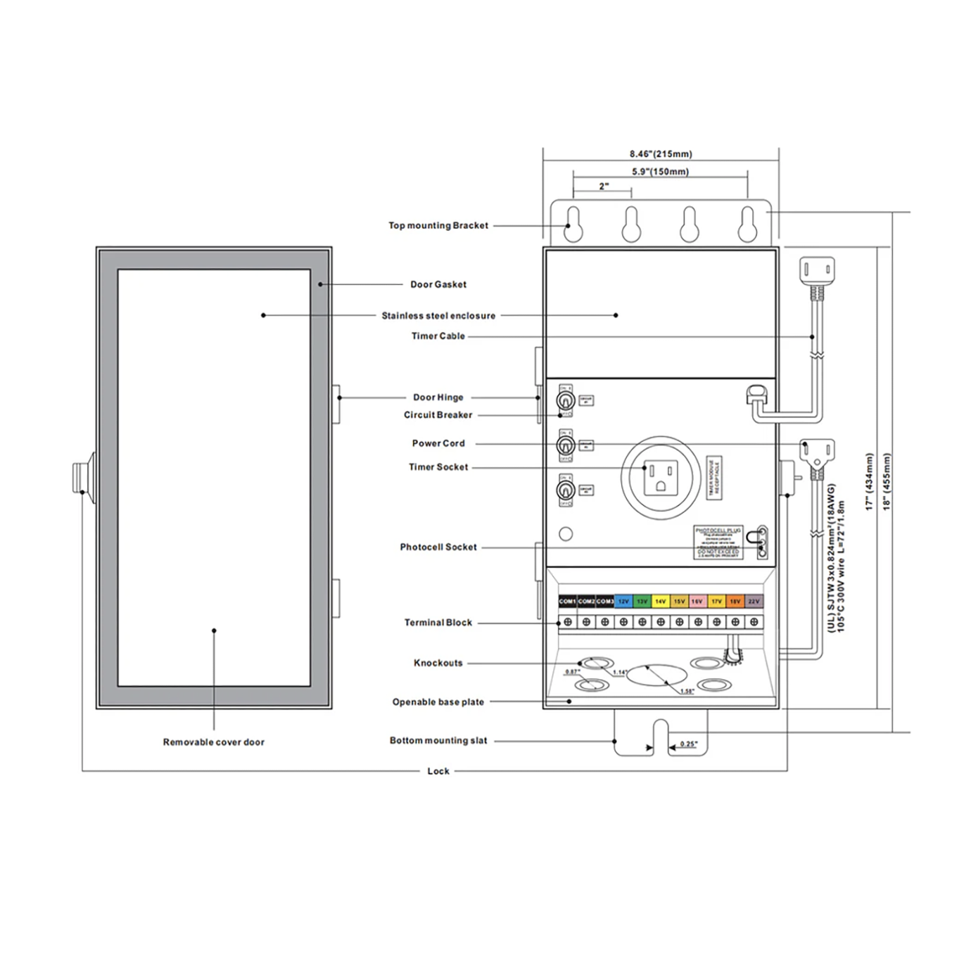 Low Voltage Transformer Triple Com TF900