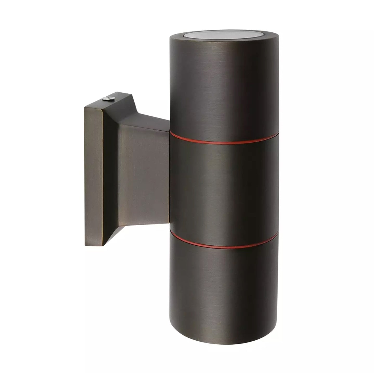 Dual Wall Sconce Solid Brass Light Bronze Finish 01B