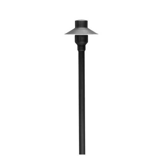 Path Light Solid Brass Black Finish 1040N