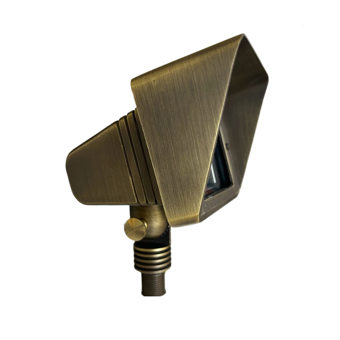 Outdoor Lighting Low Voltage Solid Cast Brass Flood Light in Natural Bronze