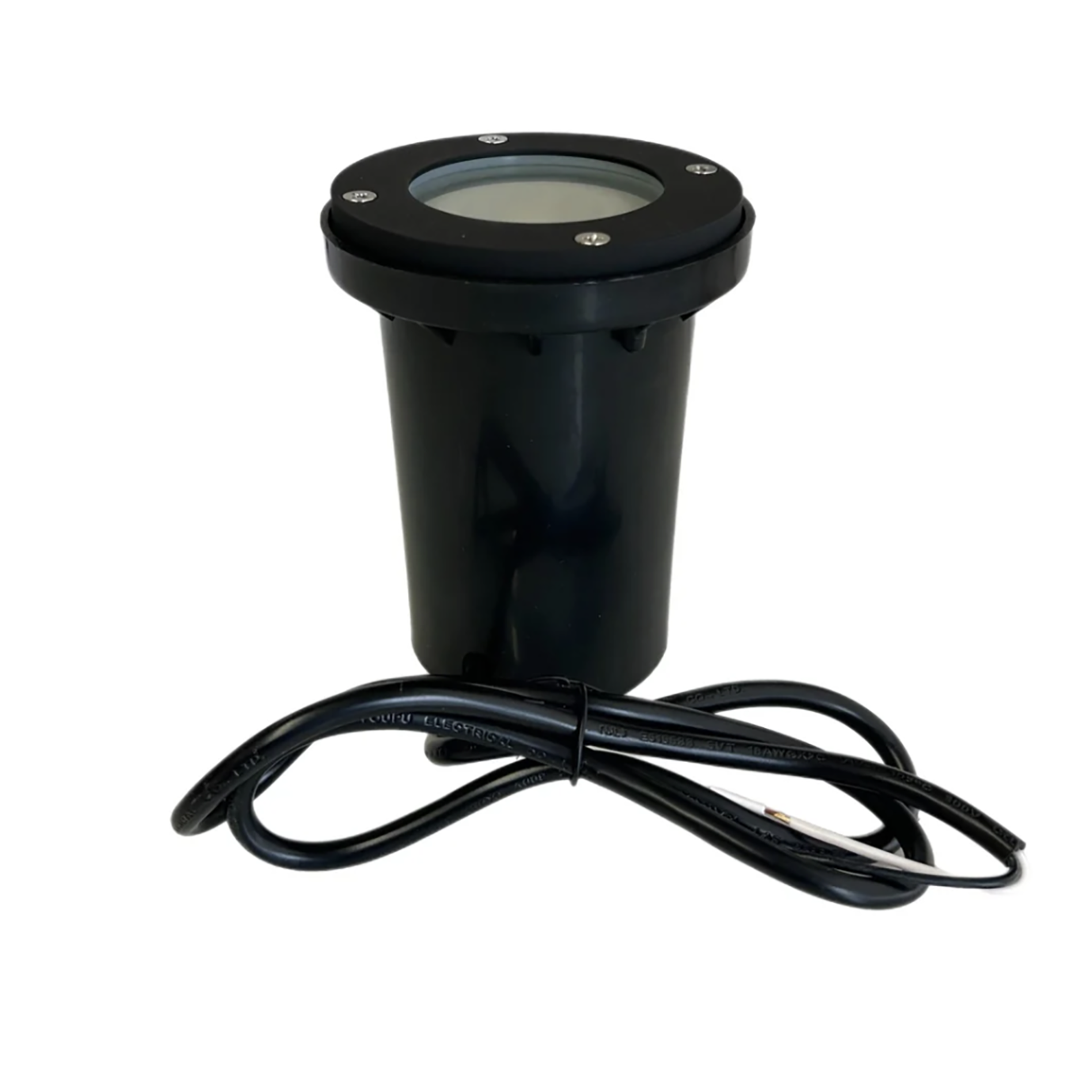 Black In-Ground Well Light Solid Brass 20