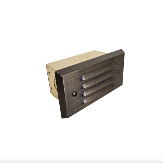 Petite LED Brass Step Light 30