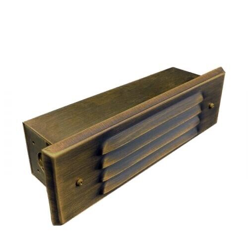 Outdoor Step Light Solid Brass Louvered