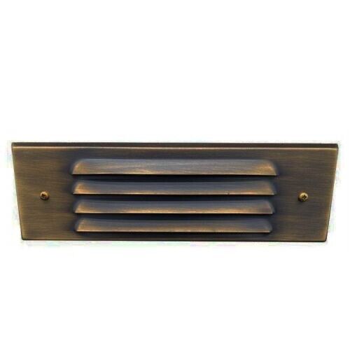 Outdoor Step Light Solid Brass Louvered