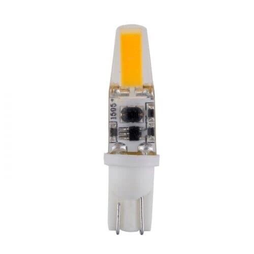 Wedge T10 Base Led Bulb 2W COB Warm White 2700K