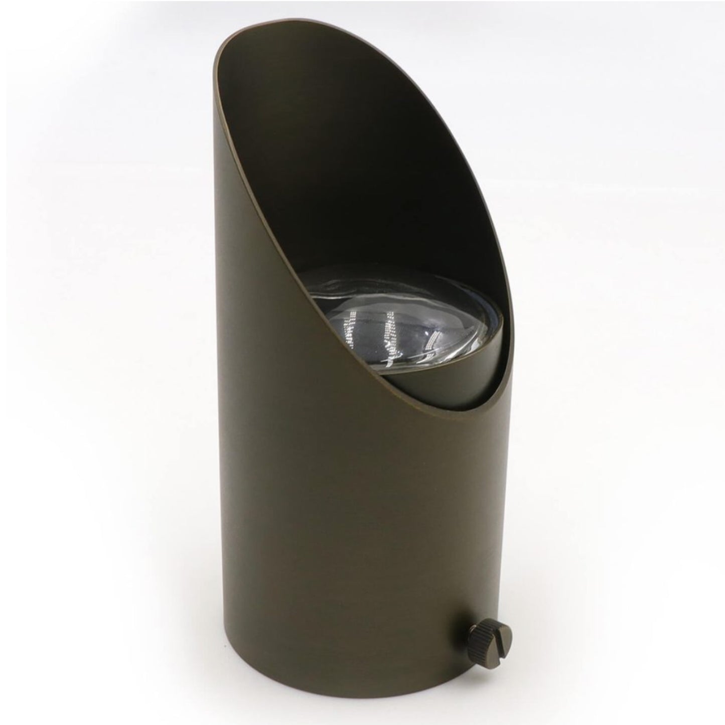Outdoor Spotlight Solid Brass with Adjustable Shroud