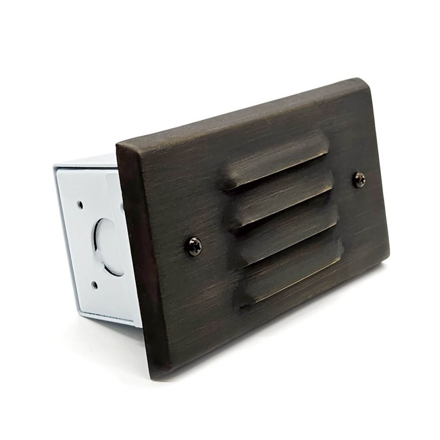 Outdoor Step Light Die-Cast Small Louvered 03B