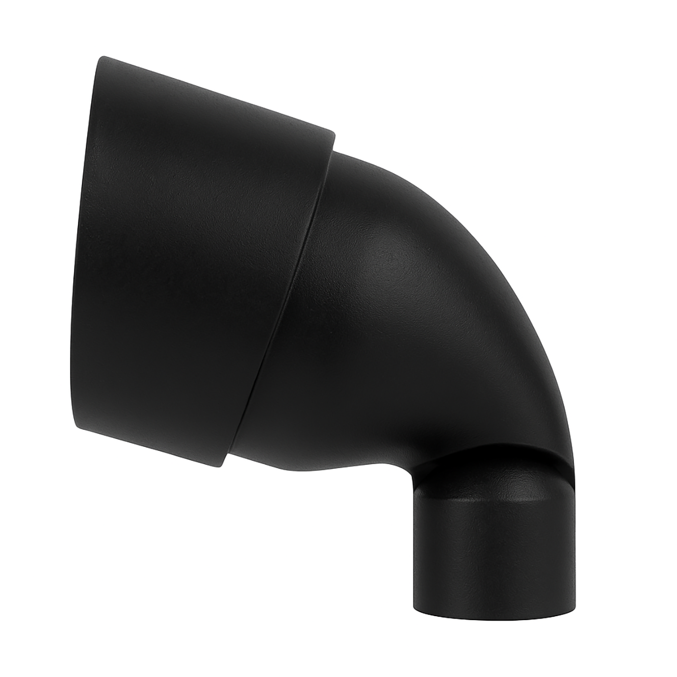 Black Flood Light Oval Shape Solid Brass