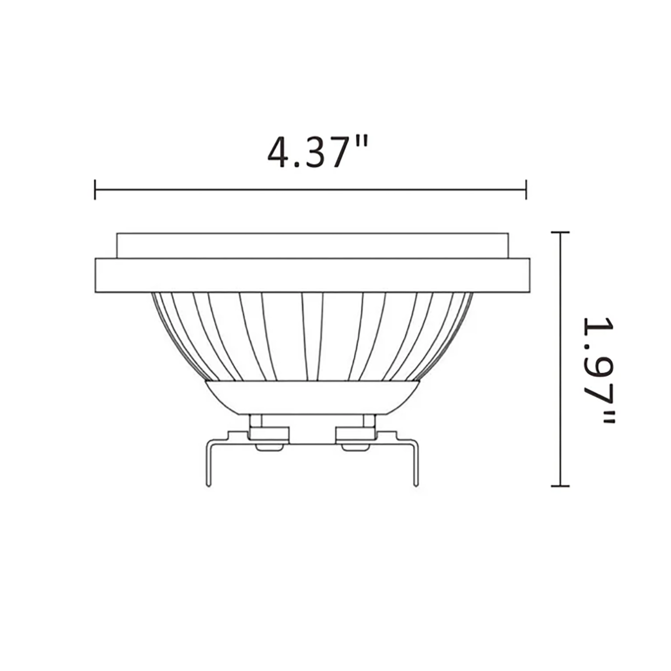 PAR36 Led Bulb 17W Dimmable Warm Light LL3617