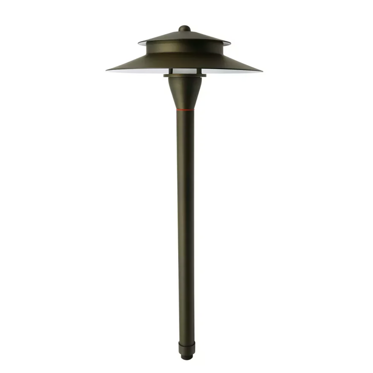 Path Light Solid Cast Brass Light Bronze PL10B