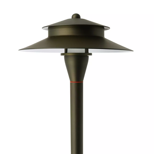 Path Light Solid Cast Brass Light Bronze PL10B