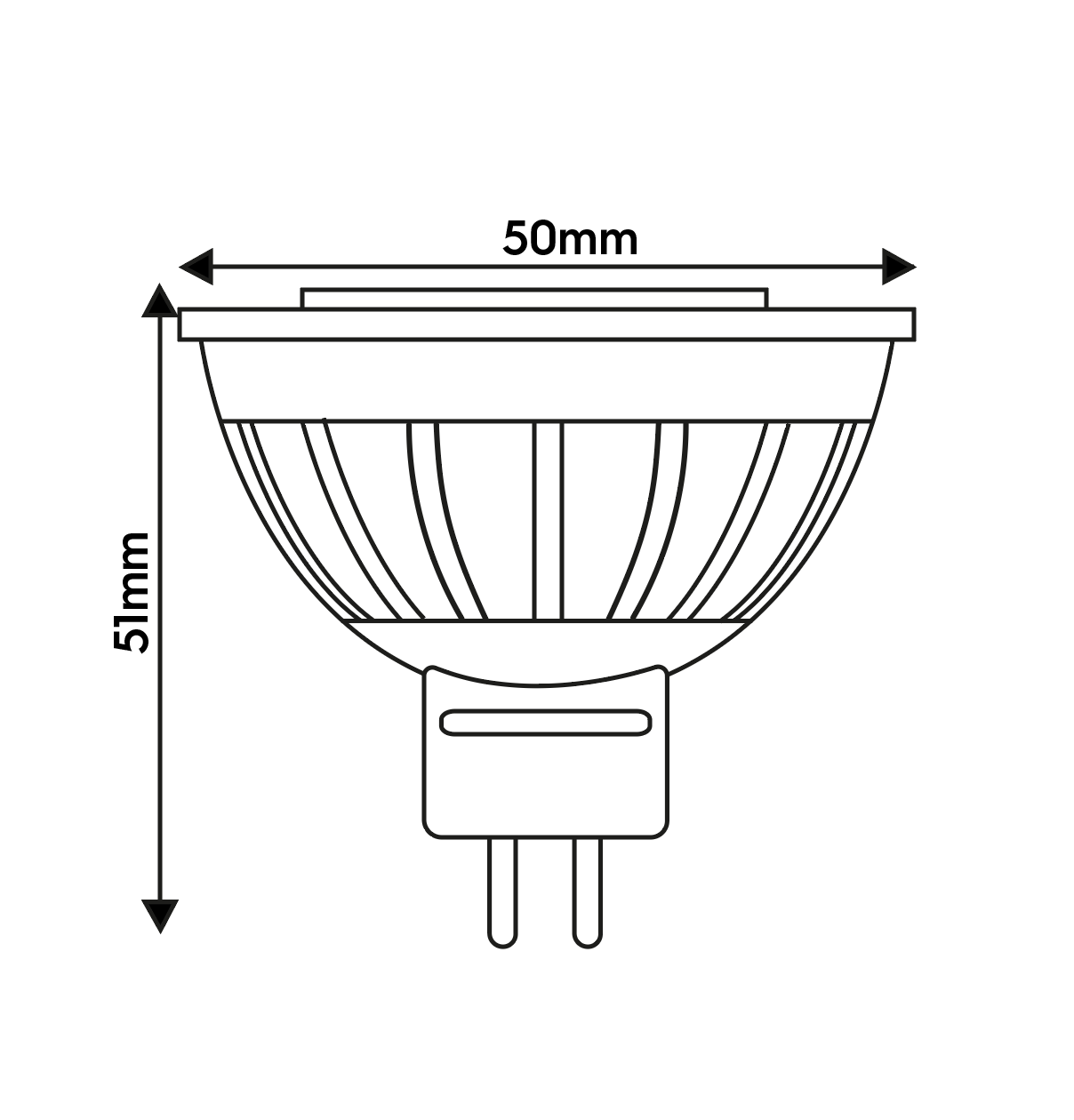 MR16 RGBWW 6W LED Bulb GU5.3 12V AC/DC Change Color RGBWW-6W